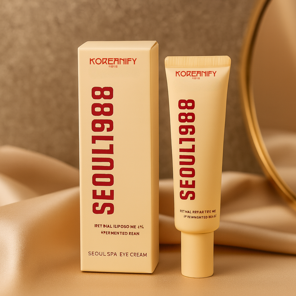 Retinal serum on warm background