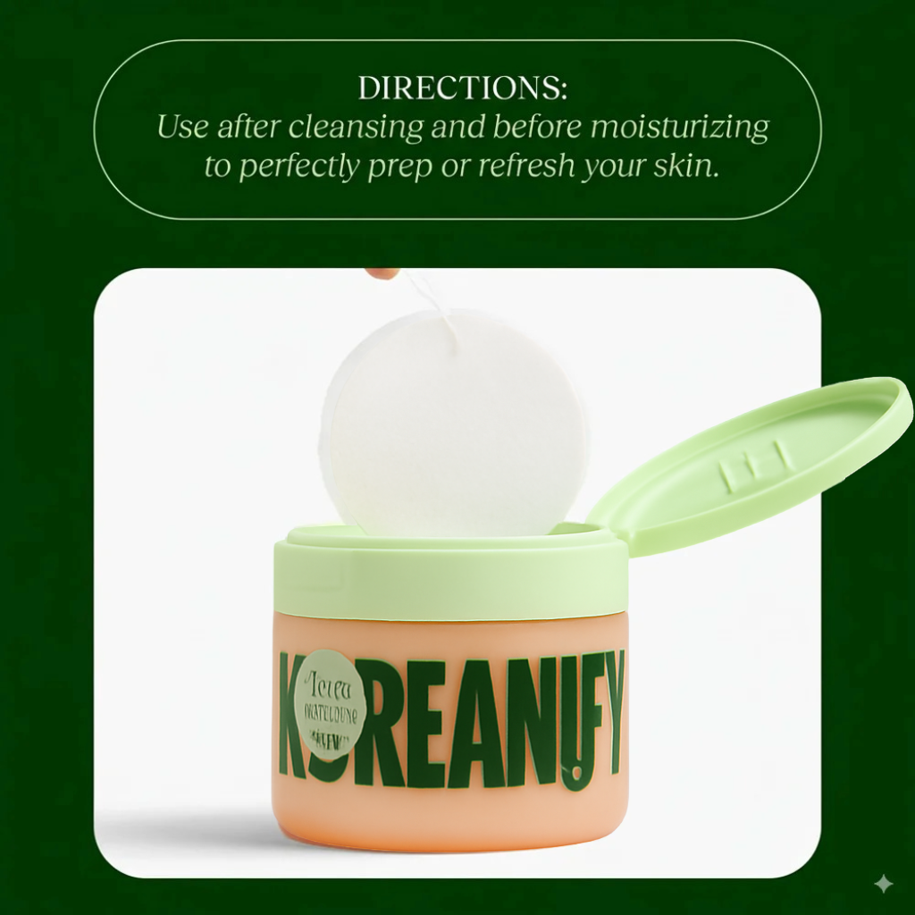Koreanify™ - Skin Care Toner Pads (100 pads)